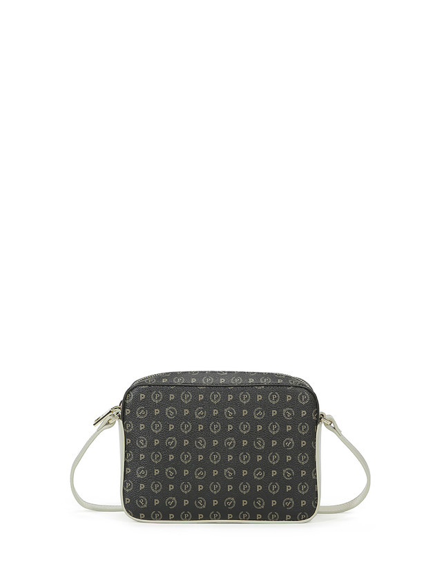 Pollini Borsa A Tracolla Heritage Logo Classic Nero/avorio Black Friday