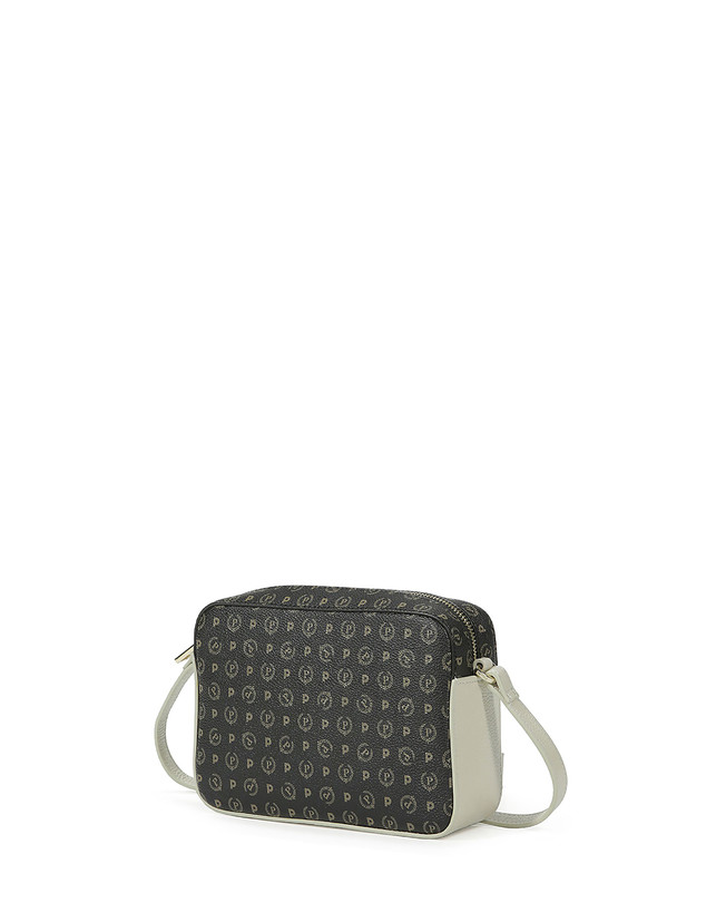 Pollini Borsa A Tracolla Heritage Logo Classic Nero/avorio Black Friday