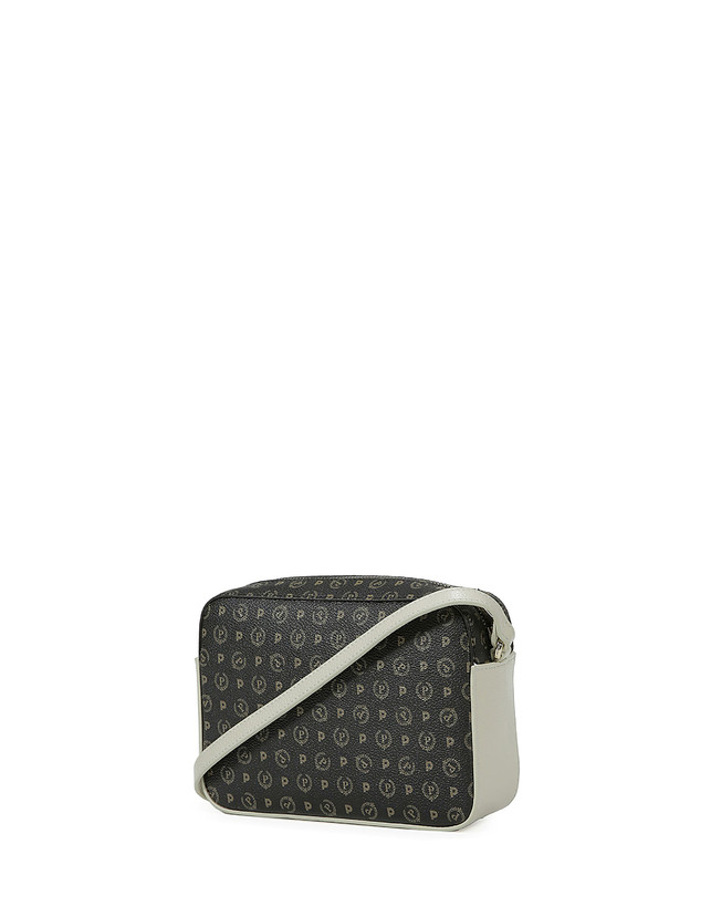 Pollini Borsa A Tracolla Heritage Logo Classic Nero/avorio Black Friday
