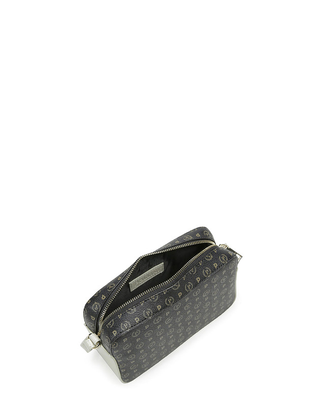 Pollini Borsa A Tracolla Heritage Logo Classic Nero/avorio Black Friday