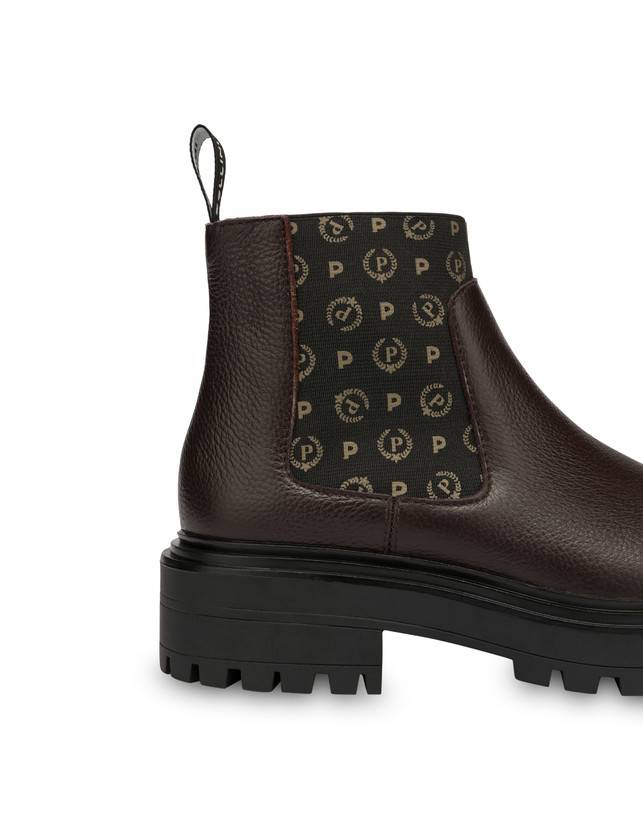 Pollini Beatles In Vitello Logo Heritage Nero/t.moro Offerta Giorno del Papà