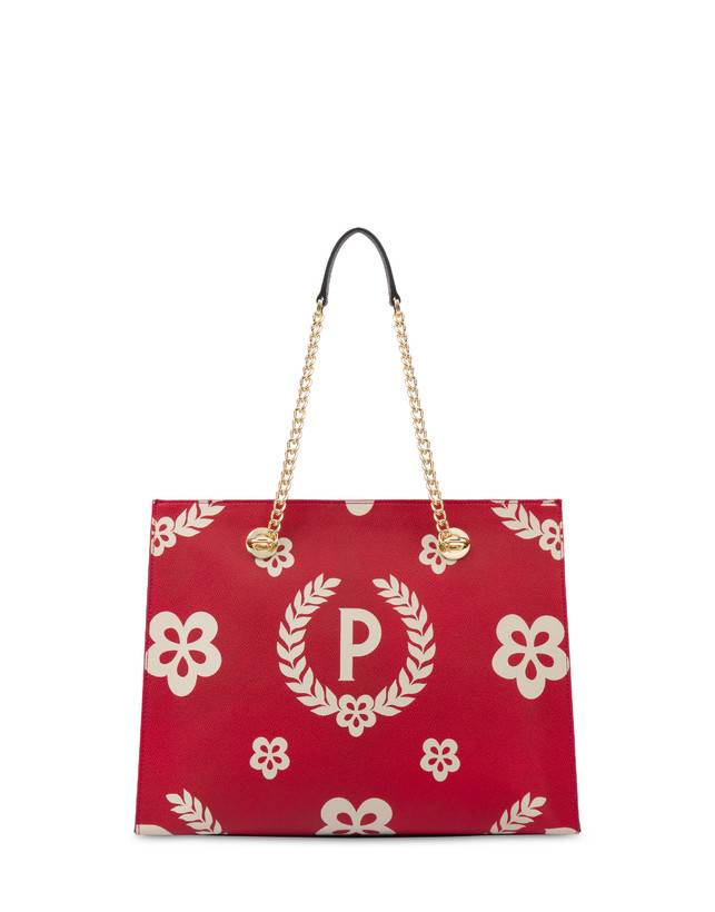 Pollini Shopping Bag Day-si! Heritage Nero/rosso/nero Online Outlet