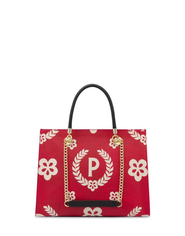 Pollini Shopping Bag Day-si! Heritage Nero/rosso/nero Online Outlet