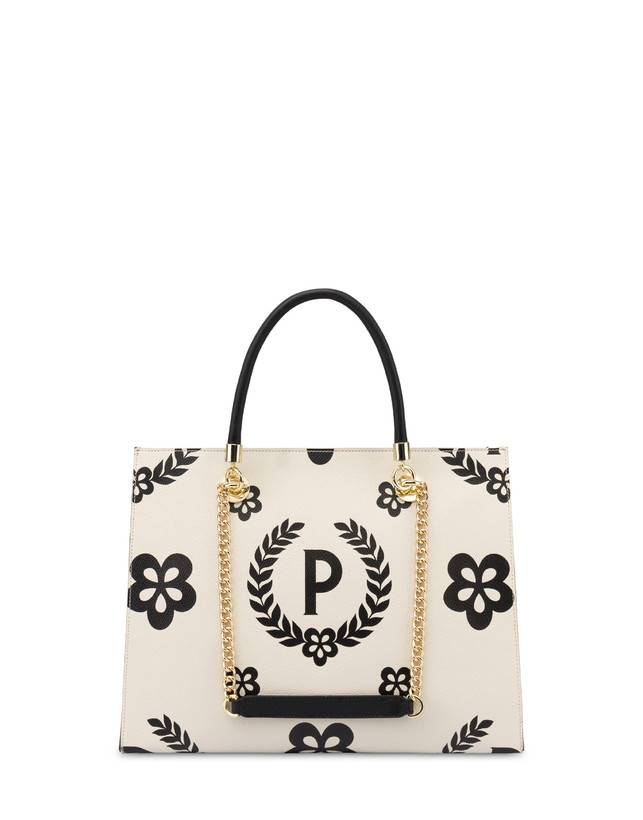 Pollini Shopping Bag Day-si! Heritage Nero/avorio/nero Offerta temporanea