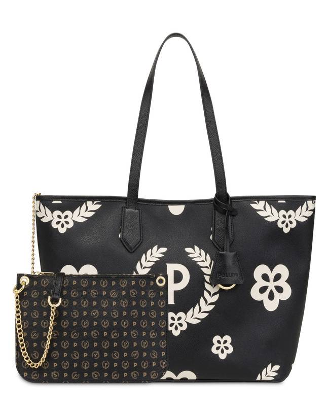 Pollini Shopping Bag Day-si! Heritage Nero/nero/nero Bestseller