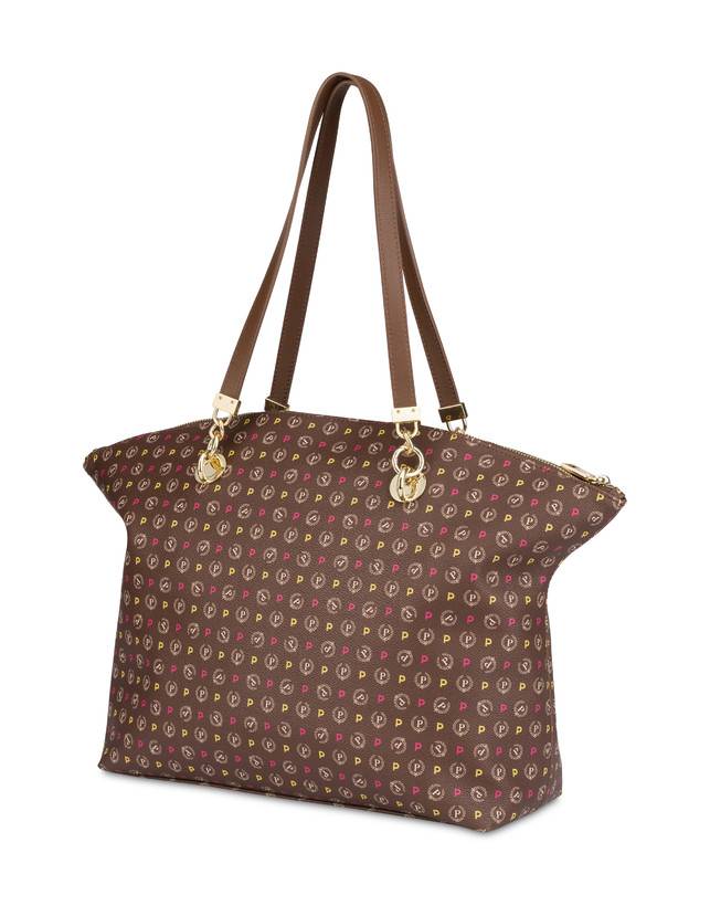 Pollini Tote Bag Heritage Logo Classic Multicolor/marrone Super Saving Price
