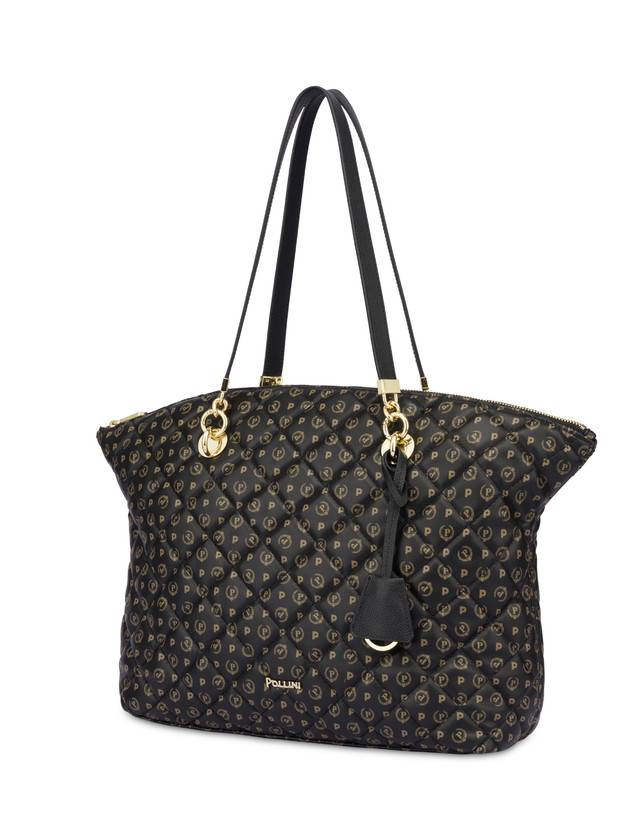 Pollini Tote Bag Heritage Matelassé Nero/nero ACQUISTA ORA