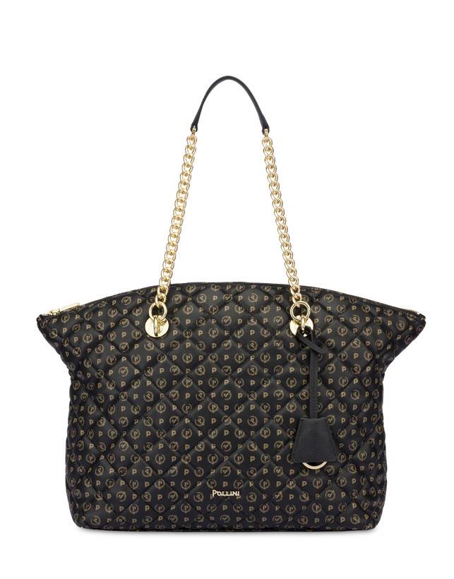Pollini Tote Bag Heritage Matelassé Nero/nero ACQUISTA ORA