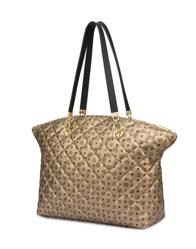 Pollini Tote Bag Heritage Matelassé Oro/nero Latest stili