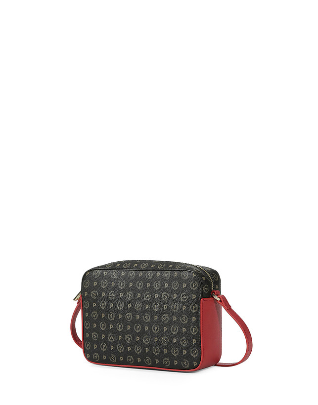 Pollini Borsa A Tracolla Heritage Logo Classic Nero/lacca Ultimo giorno