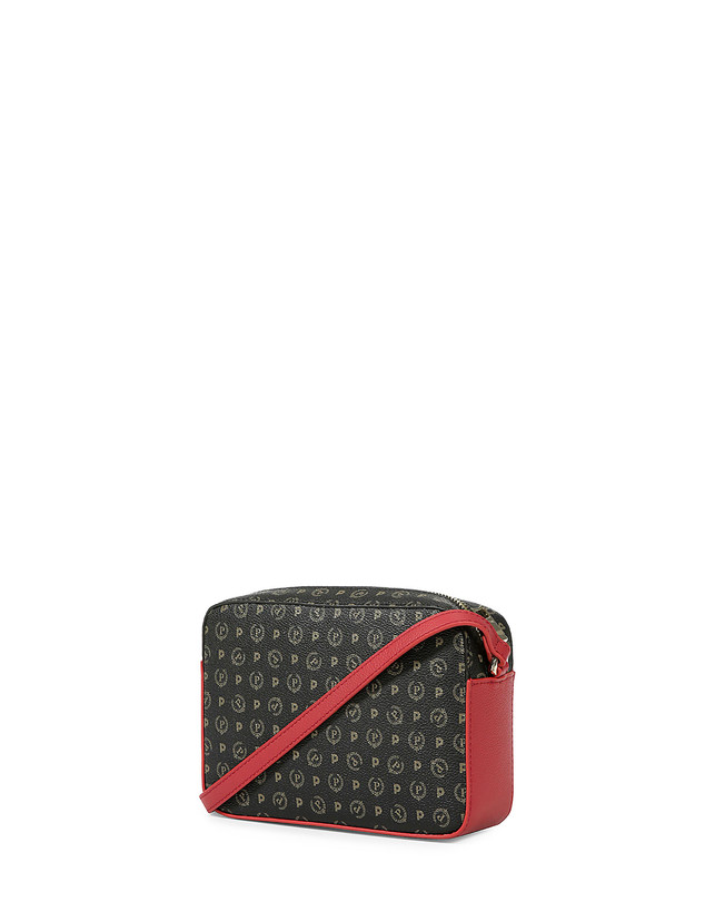 Pollini Borsa A Tracolla Heritage Logo Classic Nero/lacca Ultimo giorno