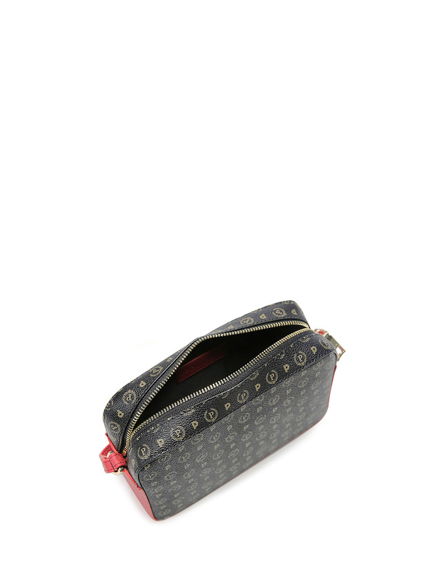 Pollini Borsa A Tracolla Heritage Logo Classic Nero/lacca Ultimo giorno