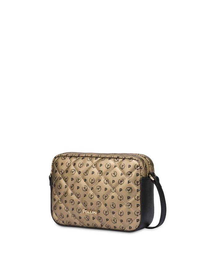 Pollini Borsa A Tracolla Heritage Matelassé Oro/nero Promozione temporanea