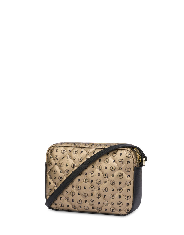 Pollini Borsa A Tracolla Heritage Matelassé Oro/nero Promozione temporanea
