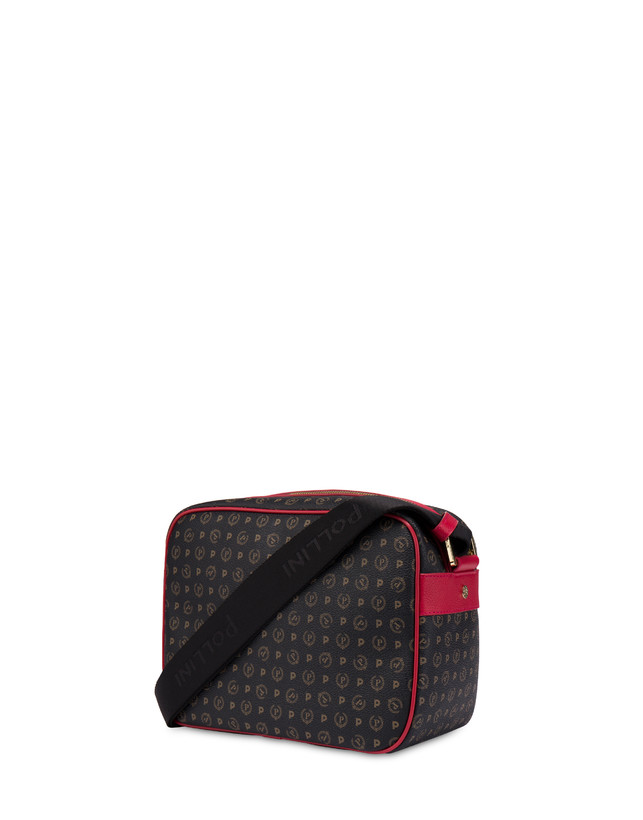 Pollini Borsa A Spalla Heritage Logo Classic Nero/lacca Fino al 60% di sconto