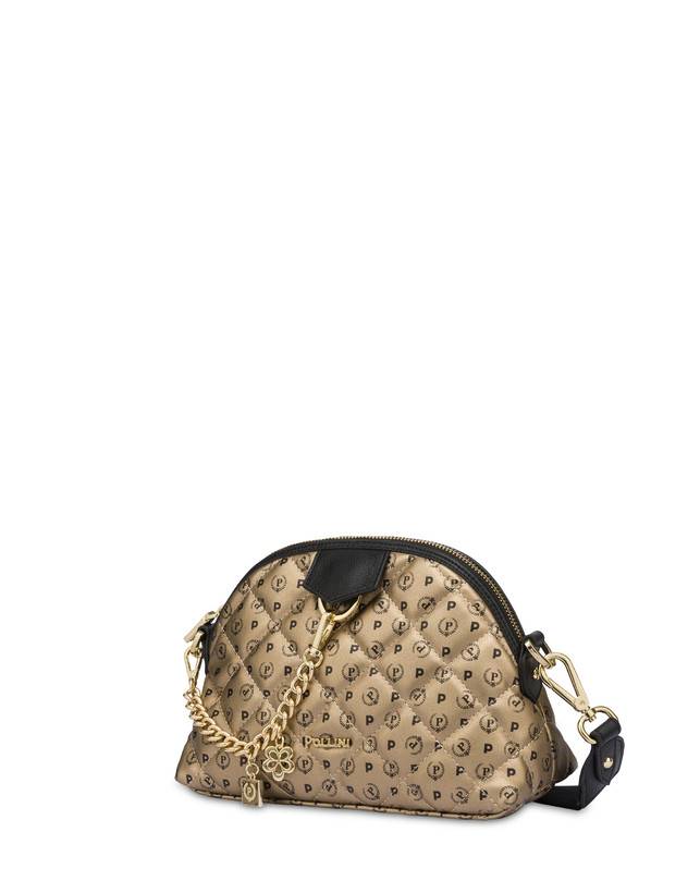 Pollini Borsa A Tracolla Heritage Matelassé Oro/nero Offerta speciale della fabbrica
