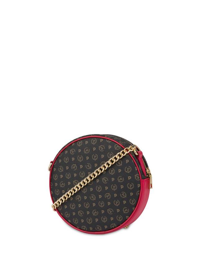 Pollini Round Bag Heritage Logo Classic Nero/lacca Sostegno trimestrale