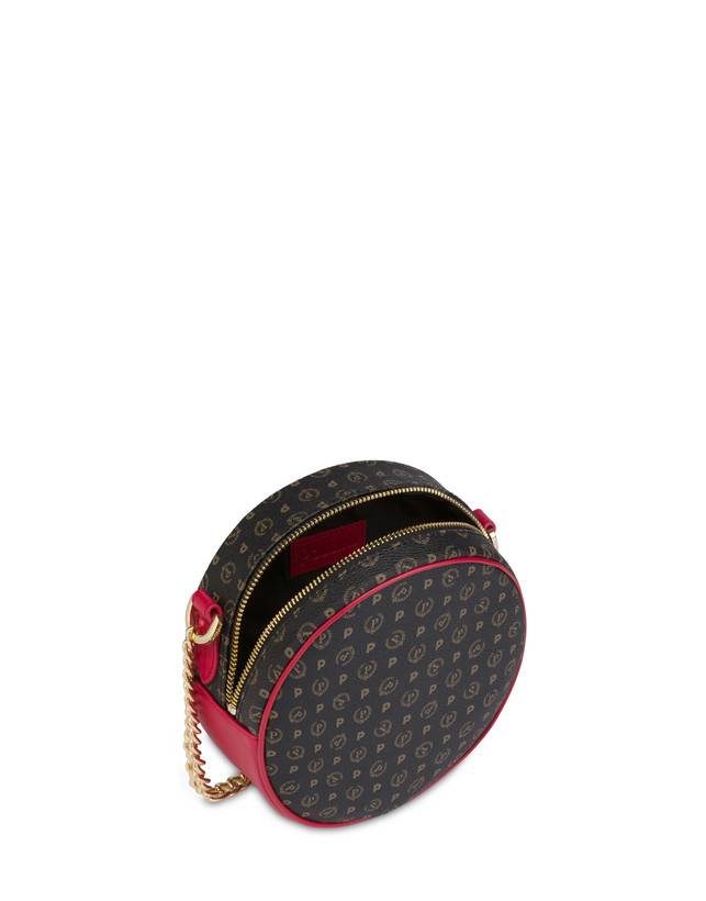 Pollini Round Bag Heritage Logo Classic Nero/lacca Sostegno trimestrale