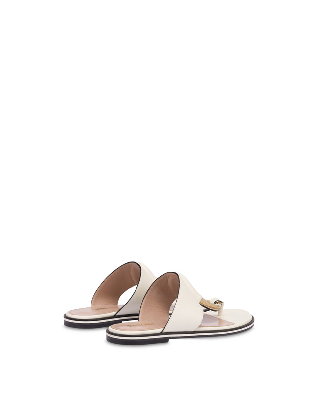Pollini Sandali Flat Wonder Gesso Acquista Ora