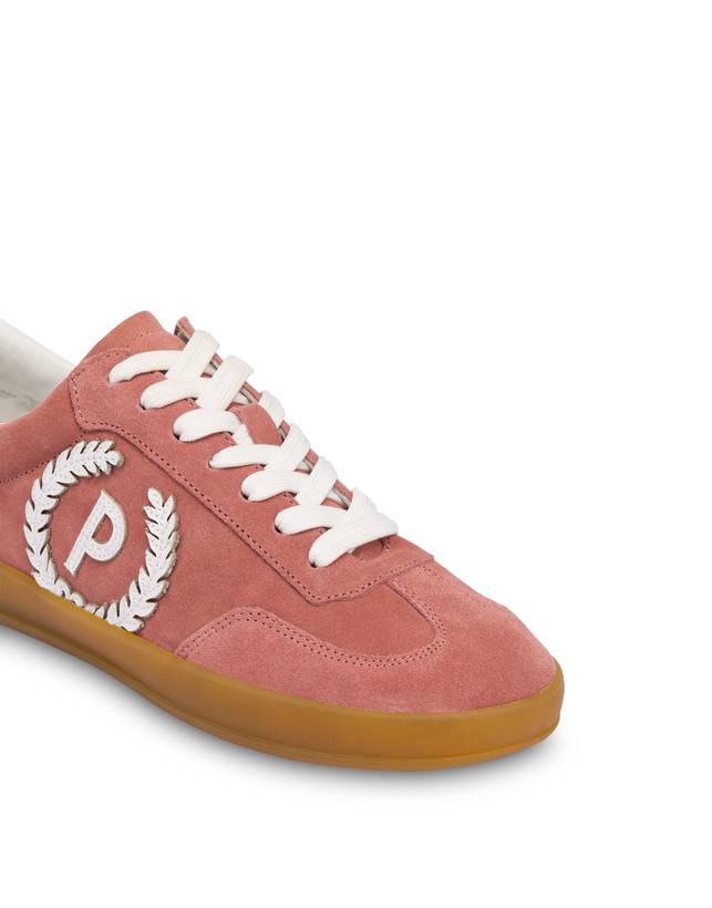 Pollini Sneakers In Crosta Venus Peonia/bianco Fino Al -60%