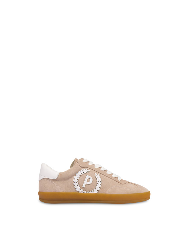 Pollini Sneakers In Crosta Venus Beige/bianco Shopping Online