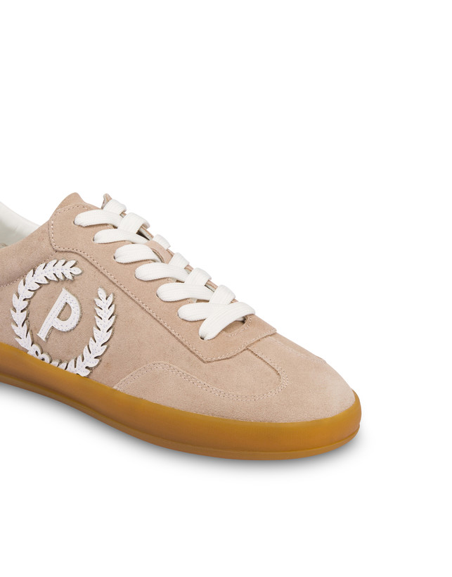 Pollini Sneakers In Crosta Venus Beige/bianco Shopping Online