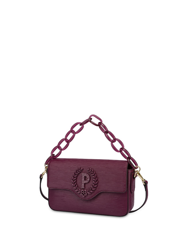 Pollini Candy Bag Con Maxi Catena Burgundy Novità