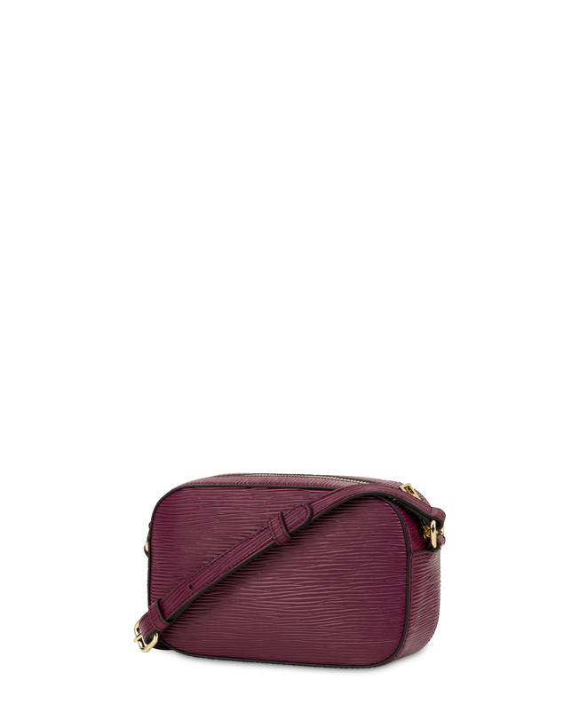 Pollini Camera Bag Enamel Allure Burgundy Sconto