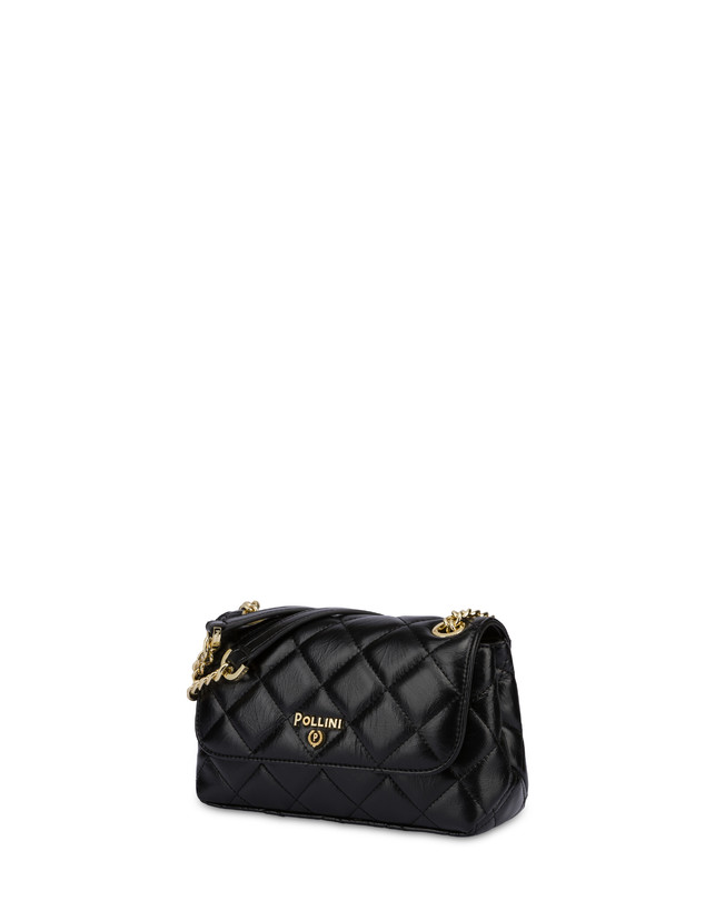 Pollini Borsa A Spalla Matelassé Waltzer Night Nero Outlet
