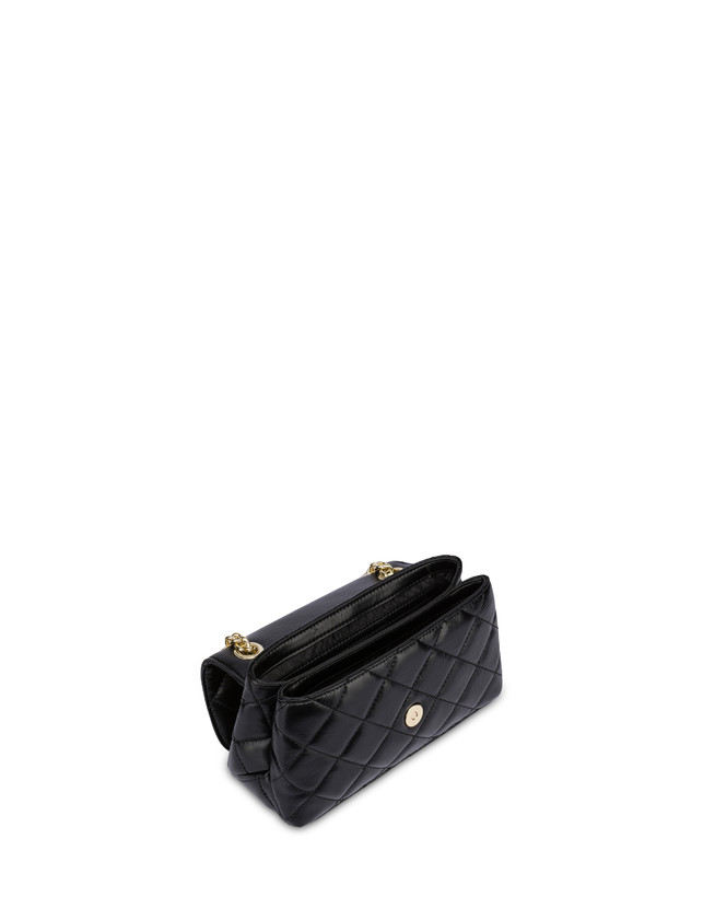 Pollini Borsa A Spalla Matelassé Waltzer Night Nero Outlet