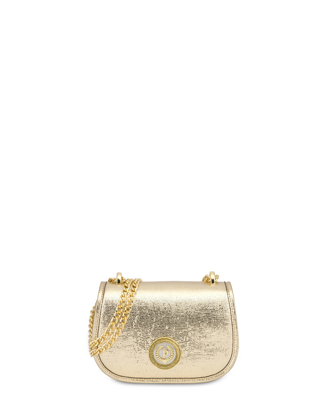 Pollini Mini Borsa Laminata Sara Oro Offerte