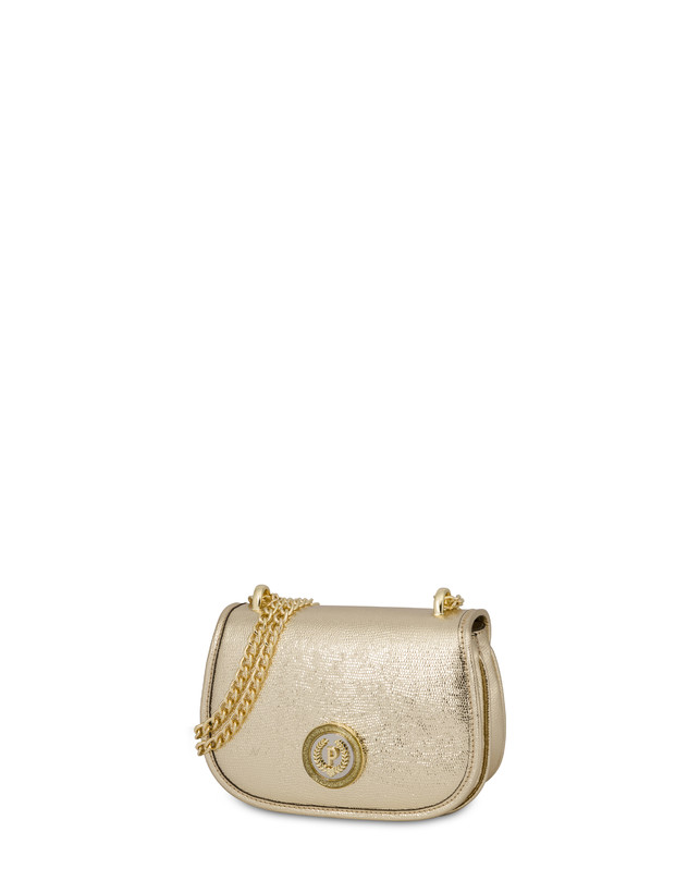 Pollini Mini Borsa Laminata Sara Oro Offerte