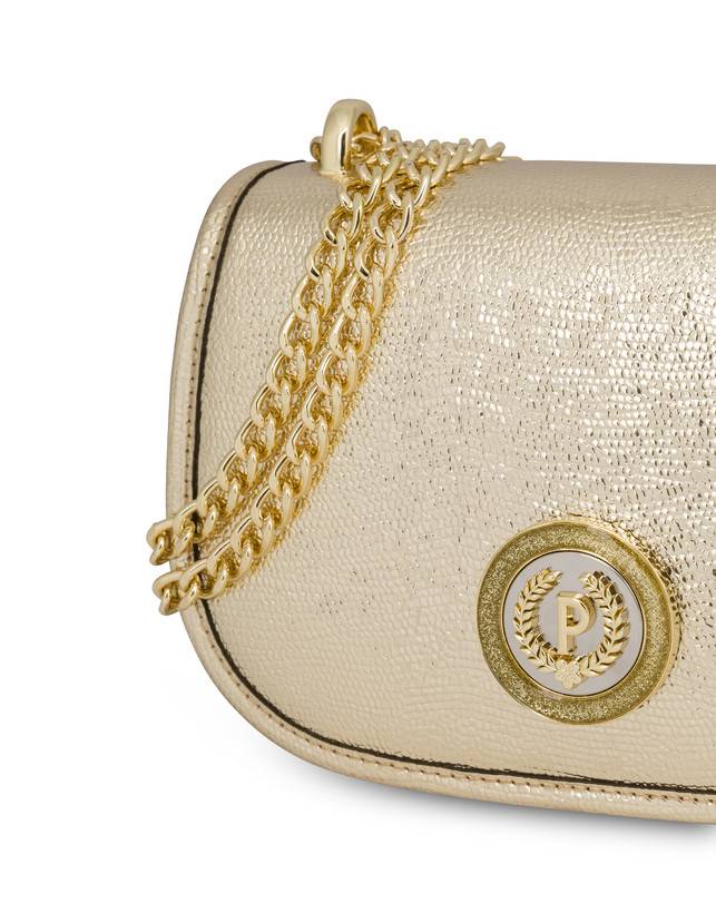 Pollini Mini Borsa Laminata Sara Oro Offerte