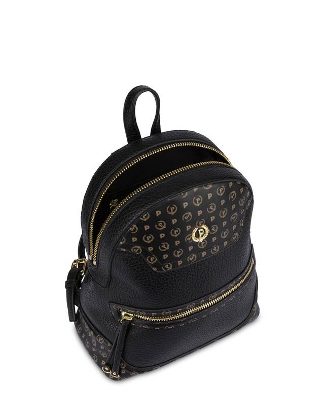 Pollini Zaino Zipper Nero/nero Saldi Di Fabbrica