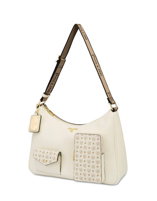 Pollini Hobo Bag Ecletic Avorio/avorio I Più Venduti