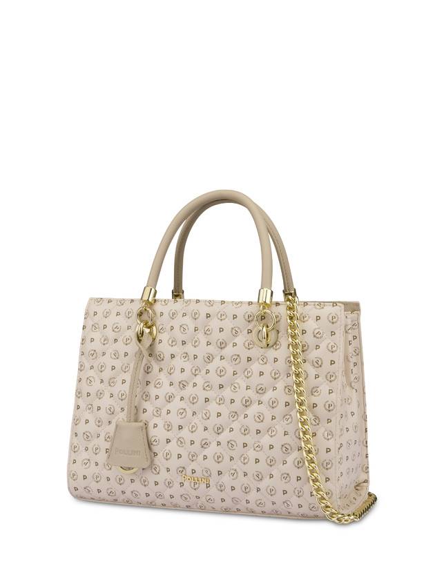 Pollini Shopping Bag Heritage Matelassé Avorio/avorio Offerta per la Festa della Mamma