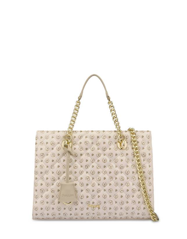 Pollini Shopping Bag Heritage Matelassé Avorio/avorio Offerta per la Festa della Mamma