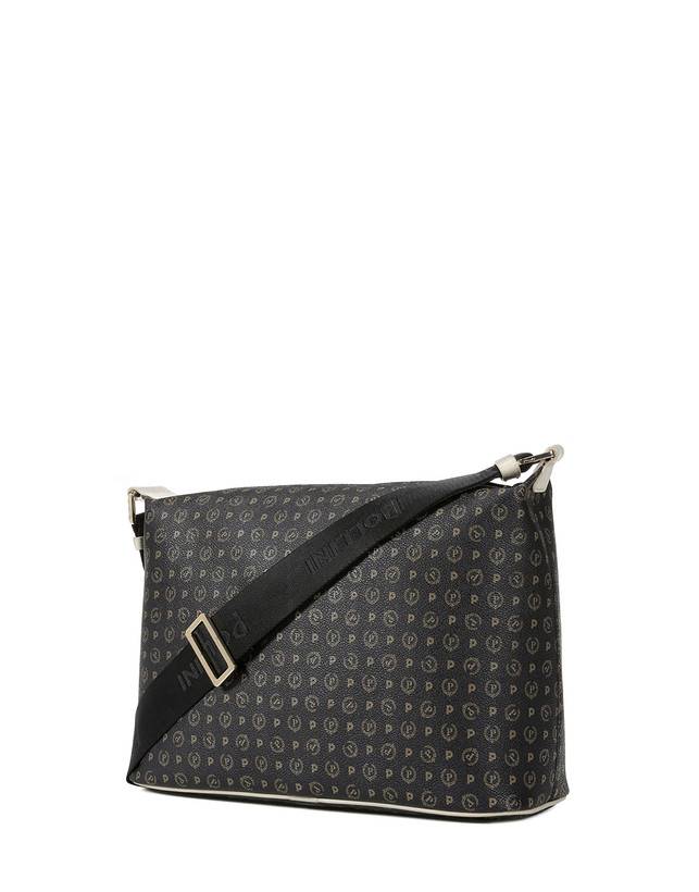 Pollini Borsa Hobo Heritage Logo Classic Nero/avorio Offerta migliore