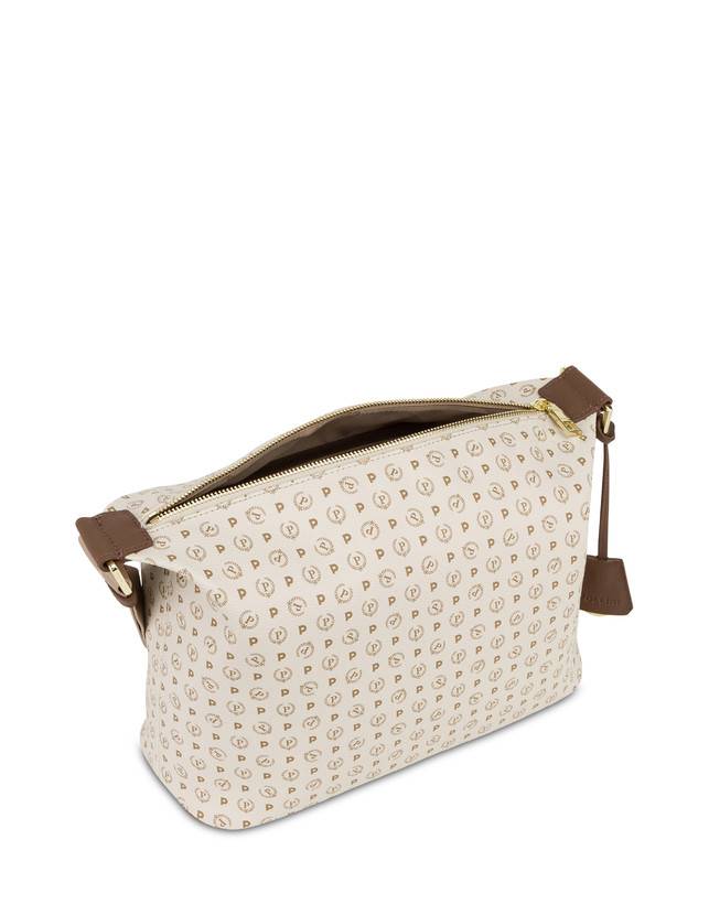 Pollini Borsa Hobo Heritage Logo Classic Avorio/marrone Latest fashion