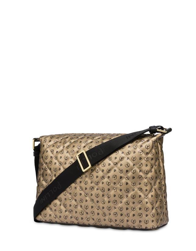 Pollini Borsa A Spalla Heritage Matelassé Oro/nero Offerta temporanea