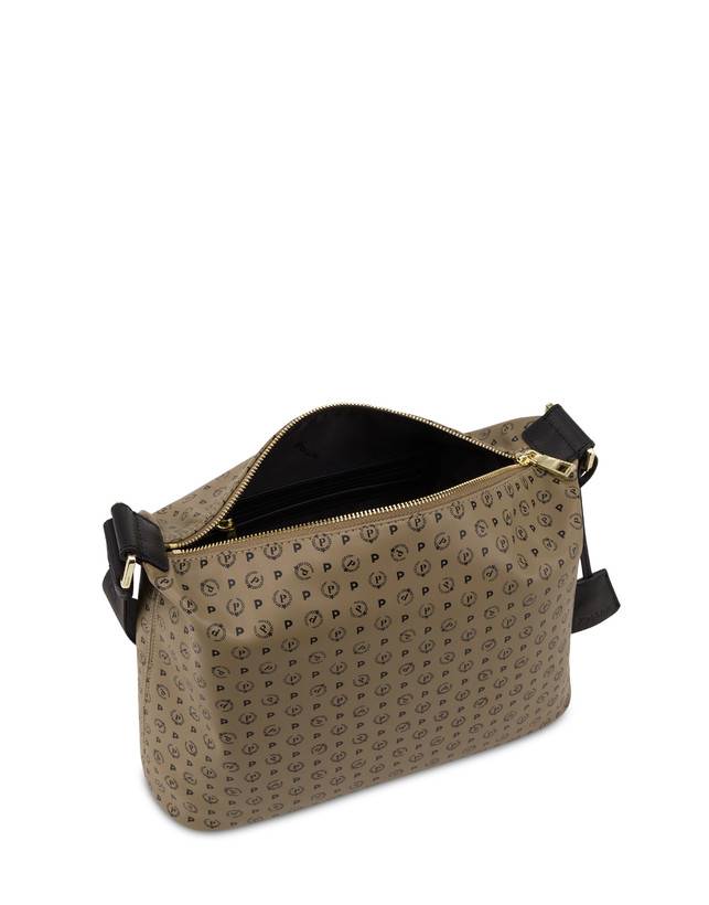 Pollini Borsa A Spalla Heritage Soft Touch Taupe/nero Offerte esclusive