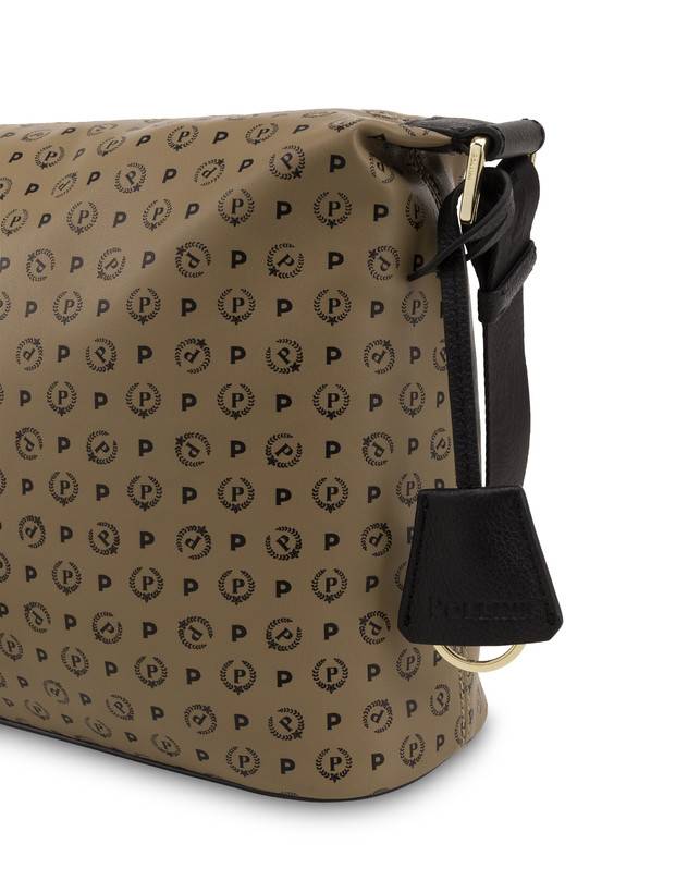 Pollini Borsa A Spalla Heritage Soft Touch Taupe/nero Offerte esclusive