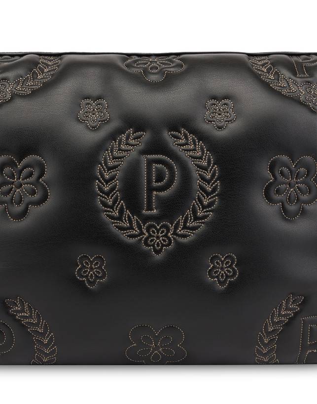 Pollini Borsa A Spalla Puffy Heritage Nero/nero/nero Lightning offer