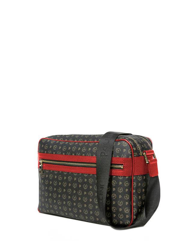 Pollini Borsa A Spalla Heritage Logo Classic Nero/lacca Comprane uno, ottenene uno gratis