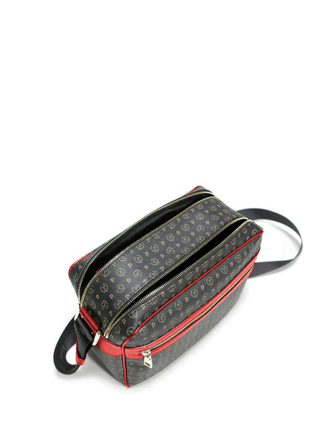 Pollini Borsa A Spalla Heritage Logo Classic Nero/lacca Comprane uno, ottenene uno gratis