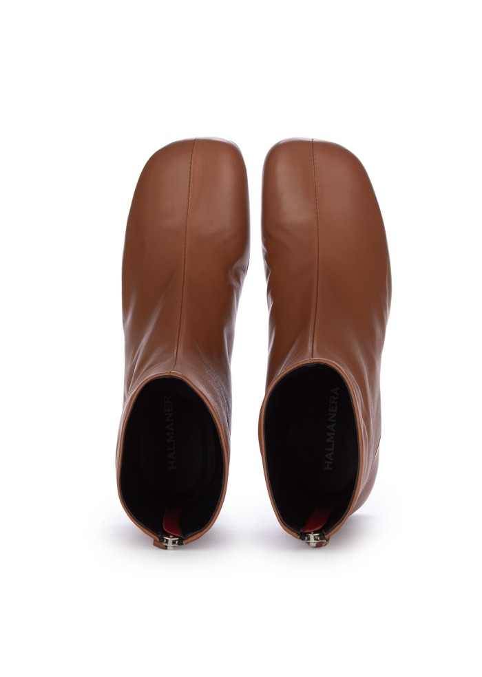 ﻿HALMANERA | STIVALETTI CON TACCO BARON TEAK MARRONE 2025