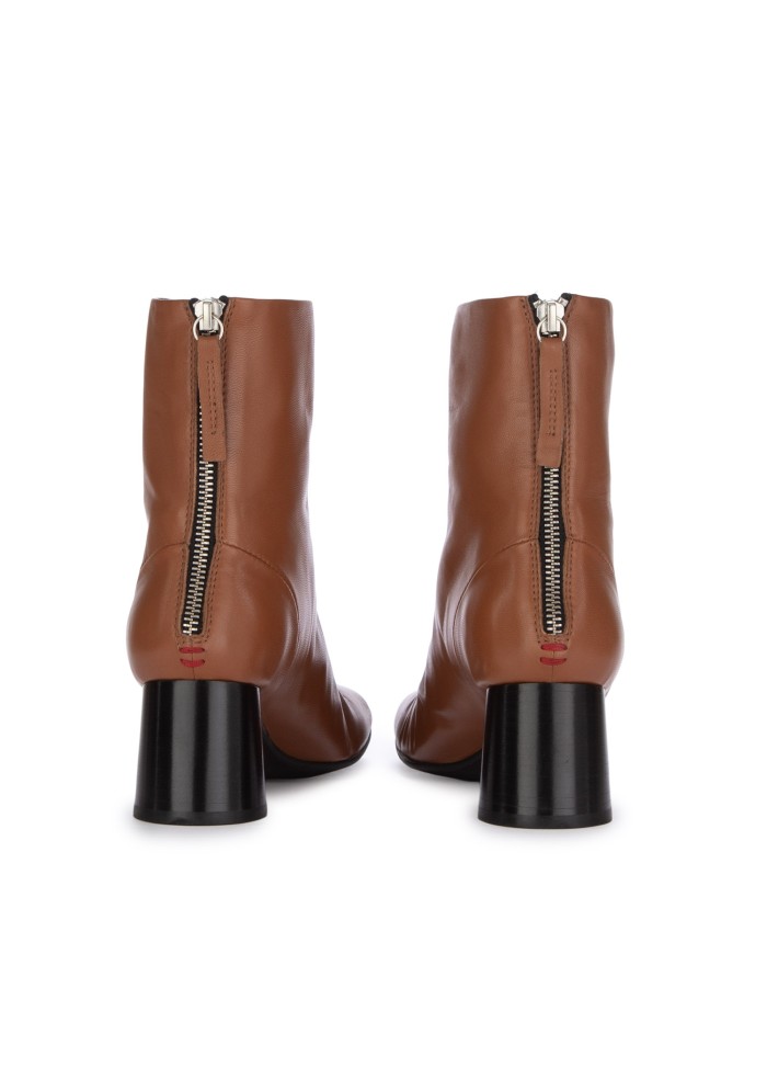 ﻿HALMANERA | STIVALETTI CON TACCO BARON TEAK MARRONE 2025