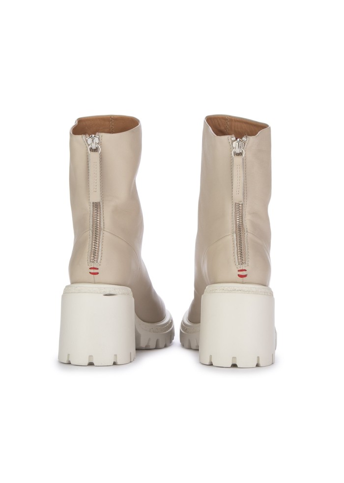 HALMANERA | STIVALETTI CON TACCO BARON PEYOTE BIANCO PANNA In Linea
