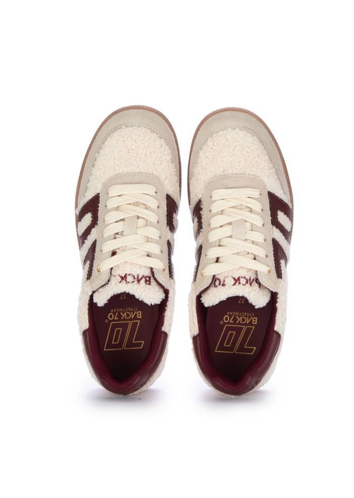 BACK 70 | SNEAKERS TEDDY BIANCO BORDEAUX Shopping Online