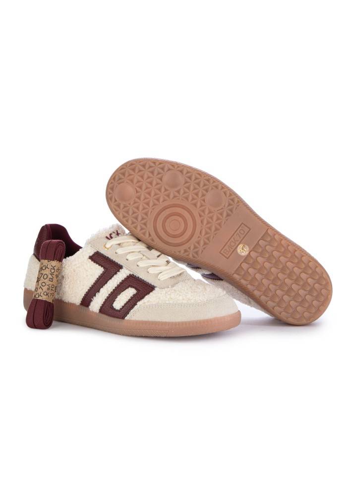BACK 70 | SNEAKERS TEDDY BIANCO BORDEAUX Shopping Online